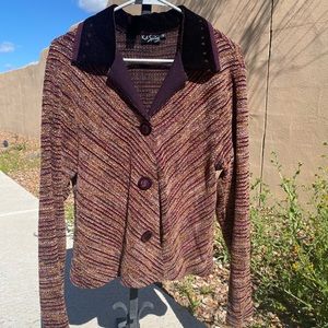 K. d. Spring button up Sweater/Cardigan